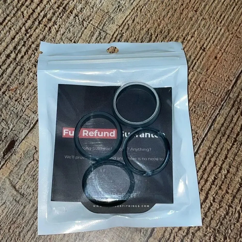 Thunderfit 4 pack silicone rings size 15 new in package